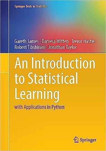 Introduction to Statistical Studying, Python Edition_ Free Ebook